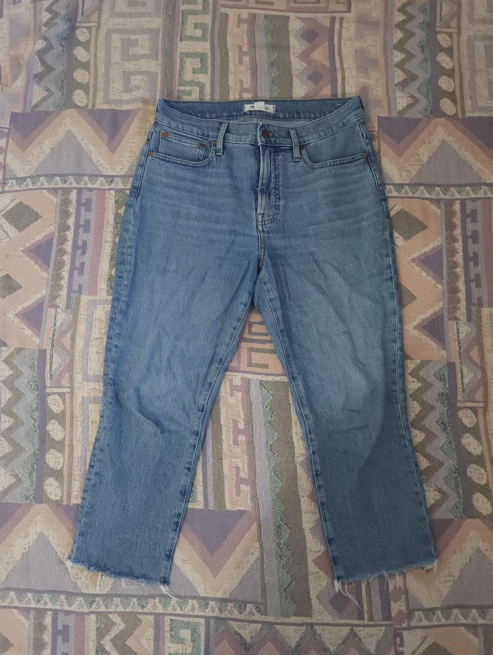 Madewell The Perfect Vintage Jean Size 29 Petite Short Raw Hem